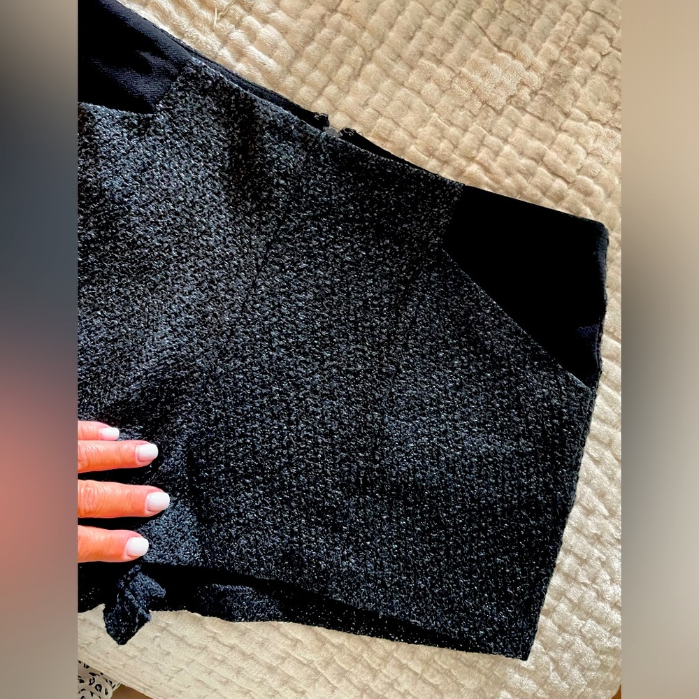 Women’s BCBG Metallic Tweed Short 12